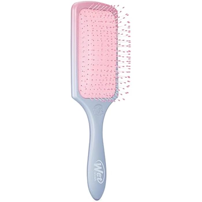 Wet Brush Paddle Detangler Hair Brush, Pink/Purple - Image 4